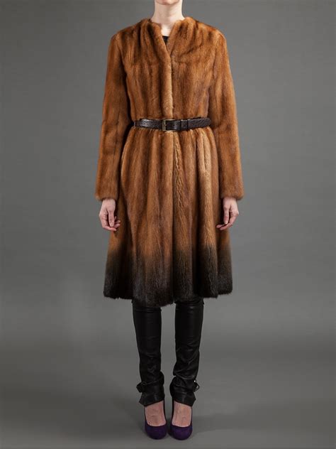 fendi mink coat|fendi shearling jacket.